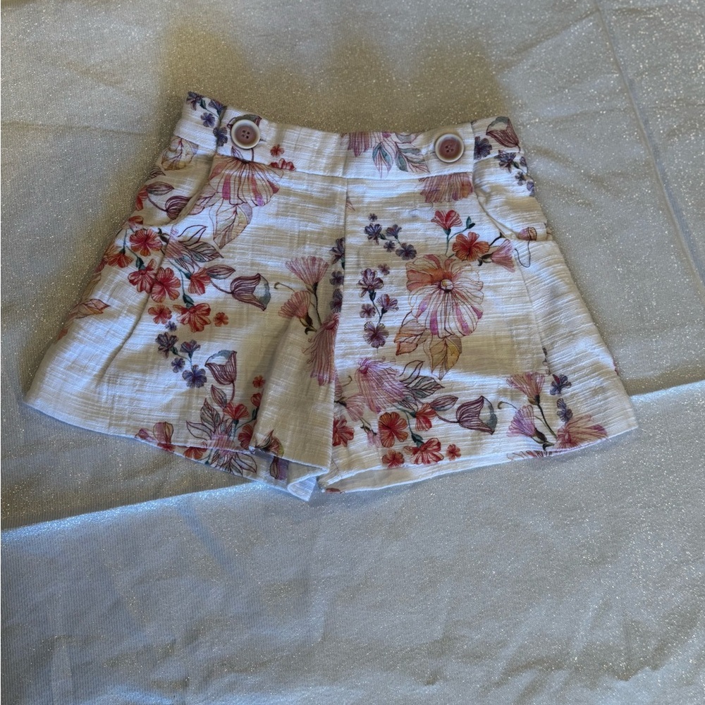 Zara Floral girl Shorts